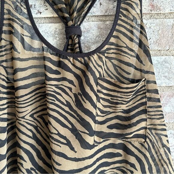 .i.p. (Happening in the Present) Zebra Print Tank Top - Size M - Picture 4 of 7